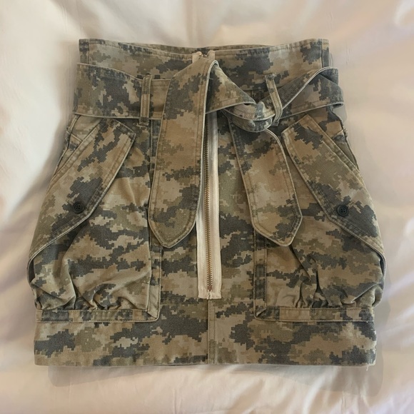 Marissa Webb - Hannah Heavy Canvas Camo Mini Skirt - Picture 3 of 4